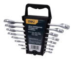 DELI σετ γερμανοπολύγωνα κλειδιά DL130008A, 6-19mm, 8τμχ - 6973107486418