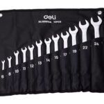 DELI σετ γερμανοπολύγωνα κλειδιά DL130012A, 6-24mm, 12τμχ - 6973107486425