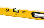 DELI αλφάδι DL290800 με 3 μάτια & χάρακα, μαγνητικό, 80cm - 6973107487057