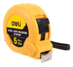 DELI μέτρο DL9005B, με κλείδωμα & clip ζώνης, 5m x 19mm - 6973107486937