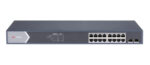HIKVISION Managed switch DS-3E1518P-SI, 16x PoE & 2x SFP ports, 1000Mbps - 6941264087434