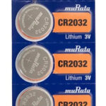 MURATA Μπαταρία λιθίου CR2032, 3V, 5τμχ - 4582503192360