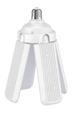 POWERTECH LED λάμπα E27-018, 4x αναδιπλούμενα πτερύγια, 52W, 4000K, E27 - 5210131052747 - Image 2