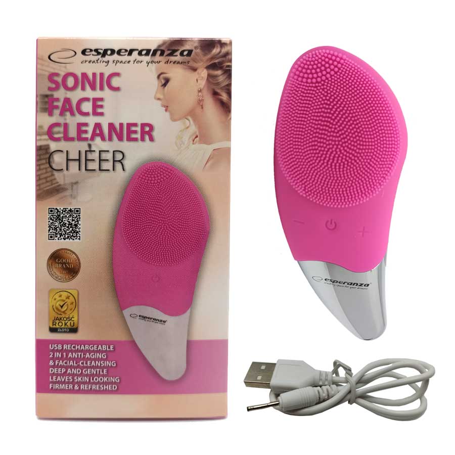 ESPERANZA-CHEER-SONIC-FACE-CLEANER-EBM005-7 Esperanza Συσκευή Καθαρισμού Προσώπου USB Sonic Face Cleaner Cheer (EBM005) - Image 1