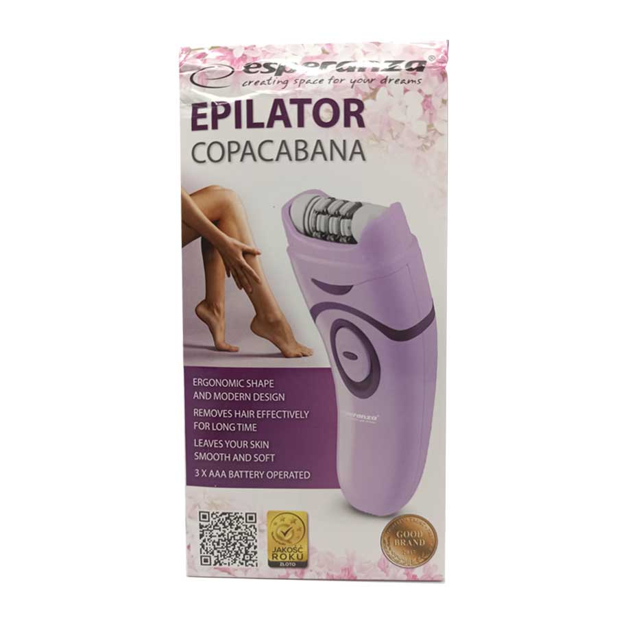 ESPERANZA-EPILATOR-COPACABANA-EBD002V-PURPLE1 Esperanza Συσκευή Αποτρίχωσης Epilator Copacabana Violet (EBD002V) - Image 1