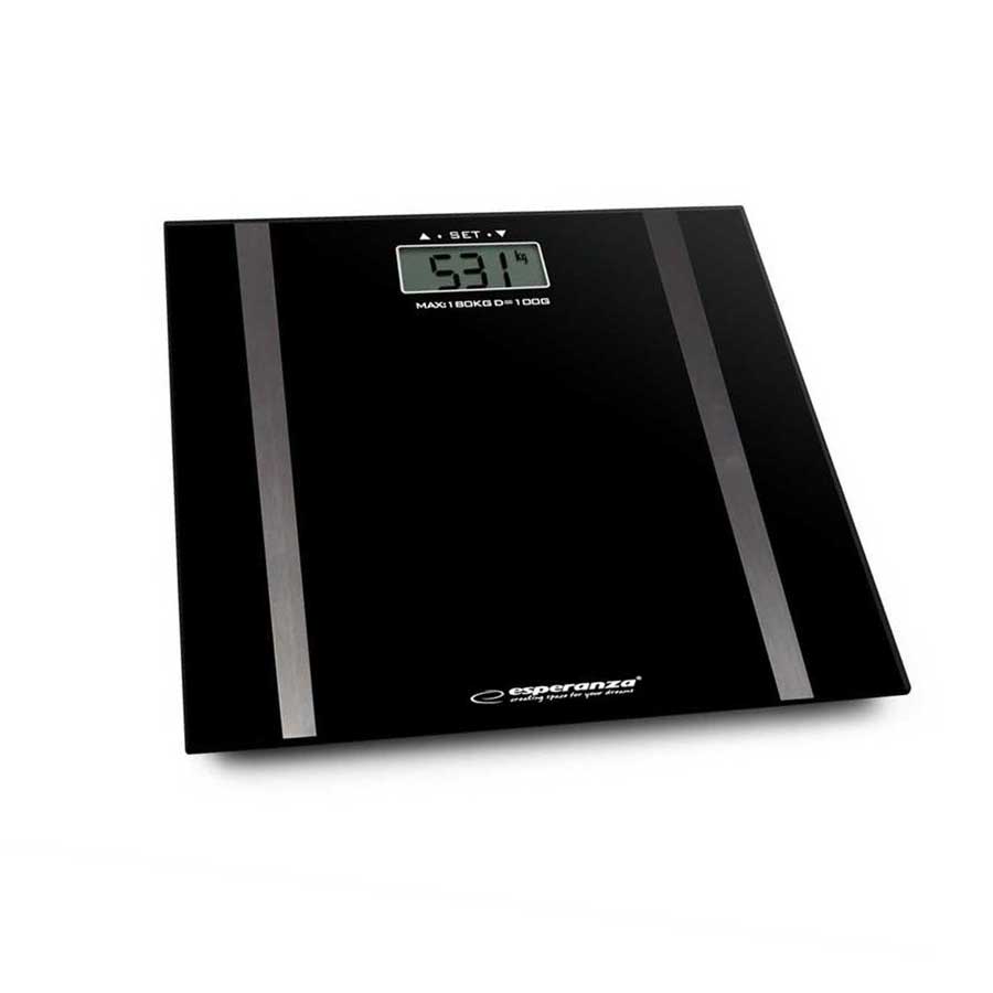 Esperanza-Digital-Fat-scale-Samba-EBS018K-1 Ψηφιακή Ζυγαριά Λιπομετρητής Μπάνιου - Esperanza Digital Fat Scale Samba Black EBS018K - Image 1