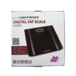 Ψηφιακή Ζυγαριά Λιπομετρητής Μπάνιου - Esperanza Digital Fat Scale Samba Black EBS018K - Image 3