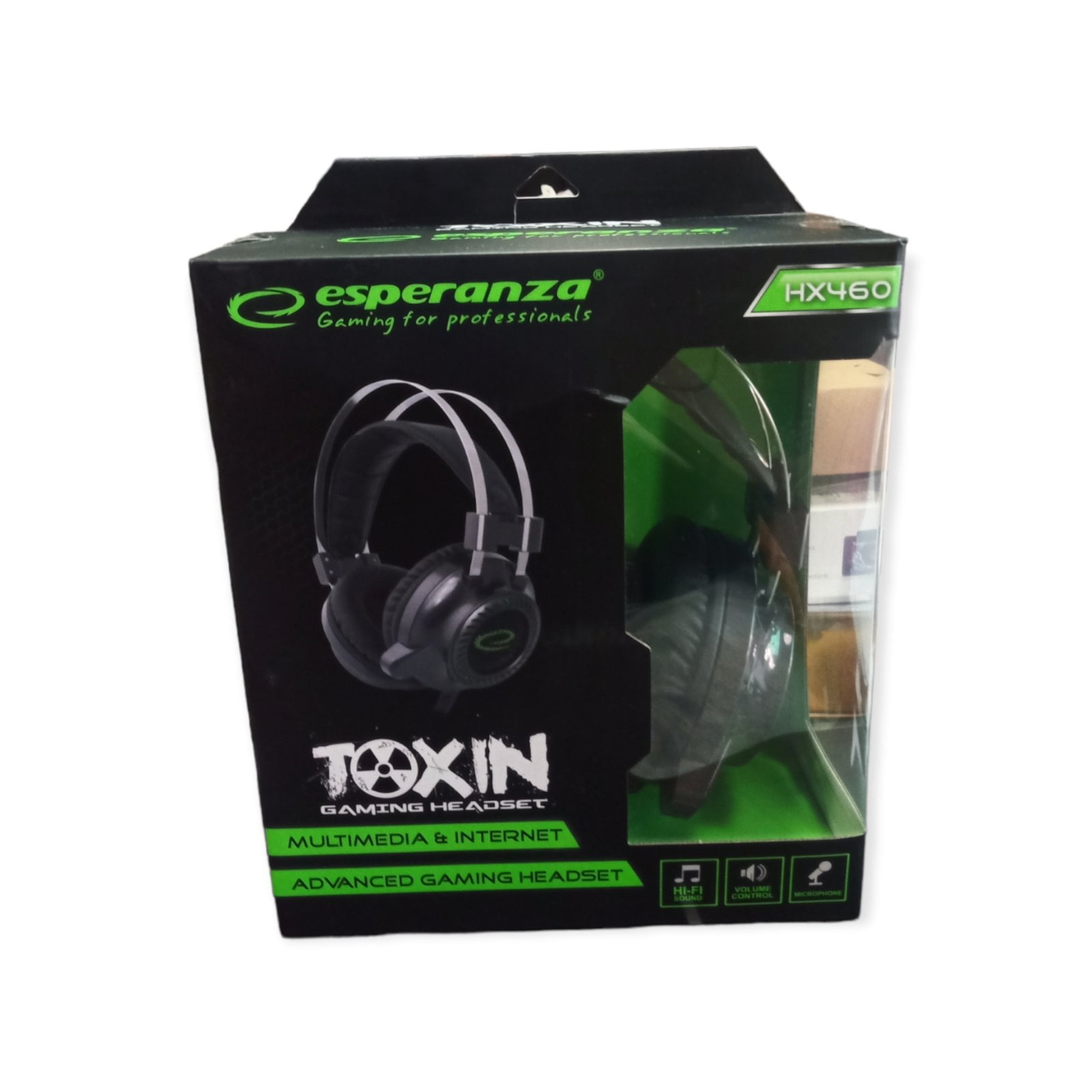Esperanza-toxic2 Esperanza Gaming Headphones Toxin HX460 - Image 1