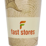 FAST STORES χάρτινα ποτήρια καφέ, 8oz, χωρίς καπάκι, 25τμχ - 5210131070239