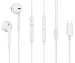 CELEBRAT earphones με μικρόφωνο G17, Lightning, Φ14mm, 1.2m, λευκά - 6925146950917 - Image 2