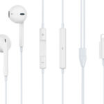 CELEBRAT earphones με μικρόφωνο G17, Lightning, Φ14mm, 1.2m, λευκά - 6925146950917