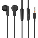 CELEBRAT earphones με μικρόφωνο G23, 3.5mm σύνδεση, Φ14mm, 1.2m, μαύρα - 6925146951181