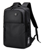 GOLDEN WOLF τσάντα πλάτης GB00399, με θήκη laptop 15.6", 20L, μαύρη - 5210131048634