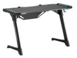 BRATECK gaming γραφείο Glory GMD04-1S, 1200x600mm, RGB, μαύρο - 5210131056172