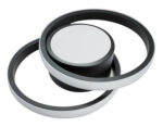 POWERTECH LED φωτιστικό οροφής HLL-0085, 32W, 4000K, 27x21cm, μαύρο - 5210131056745