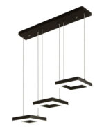 POWERTECH LED φωτιστικό οροφής HLL-0103, 35W, 4000K, 70x120cm, μαύρο - 5210131065273