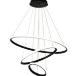 POWERTECH LED φωτιστικό οροφής HLL-0105, 44W, 4000K, 60x60cm, μαύρο - 5210131065297