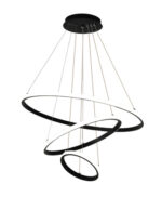 POWERTECH LED φωτιστικό οροφής HLL-0105, 44W, 4000K, 60x60cm, μαύρο - 5210131065297