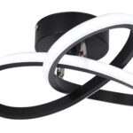 POWERTECH LED φωτιστικό οροφής HLL-0113, 18W, 4000K, 26x26x12cm, μαύρο - 5210131075388