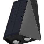 POWERTECH LED ηλιακό φωτιστικό τοίχου HLL-0129, 1.5W, 6500K, 1300mAh - 5210131078327