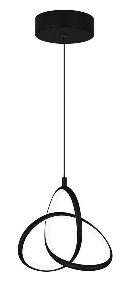 HLL-0145 POWERTECH LED φωτιστικό οροφής HLL-0145, 25W, 4000K, Φ40cm, 1m, μαύρο - 5210131089248 - Image 1