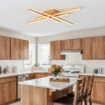 POWERTECH LED φωτιστικό οροφής HLL-0179, 50W, 4500K, 9x60x60cm, χρυσό - 5210131116210 - Image 2