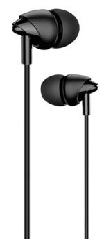 USAMS earphones με μικρόφωνο EP-39, 3.5mm σύνδεση, Φ10mm, 1.2m, μαύρα - 6958444983844