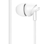 USAMS earphones με μικρόφωνο EP-39, 3.5mm σύνδεση, Φ10mm, 1.2m, λευκά - 6958444983851