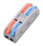 POWERTECH κλέμα σύνδεσης καλωδίων HUH-0090, 2 θέσεων, 0.08mm-4mm², 10τμχ - 5210131058466