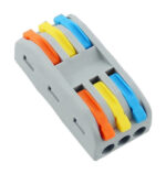 POWERTECH κλέμα σύνδεσης καλωδίων HUH-0091, 3 θέσεων, 0.08mm-4mm², 10τμχ - 5210131058473