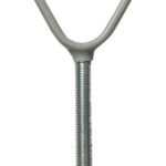 C-TECH βάση στήριξης προστατευτικής πόρτας HUH-0122, 60mm, γκρι - 5210131073629