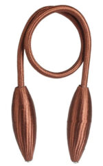 ROXXANI δέστρα κορδόνι HUH-0142 για κουρτίνες, 55cm, καφέ - 5210131076927 - Image 2
