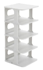 HOME USE παπουτσοθήκη HUH-0150, 5 θέσεων, 24.5x26.5x60cm, γκρι - 5210131080399 - Image 2