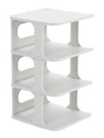 HOME USE παπουτσοθήκη HUH-0154, 4 θέσεων, 24.5x26.5x45cm, γκρι - 5210131080825