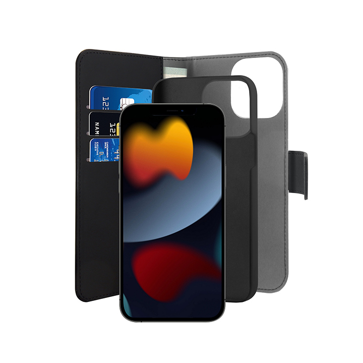IPC13P61BOOKC3BLK Θήκη bookstyle για iPhone 13 Pro μαύρο - Image 1