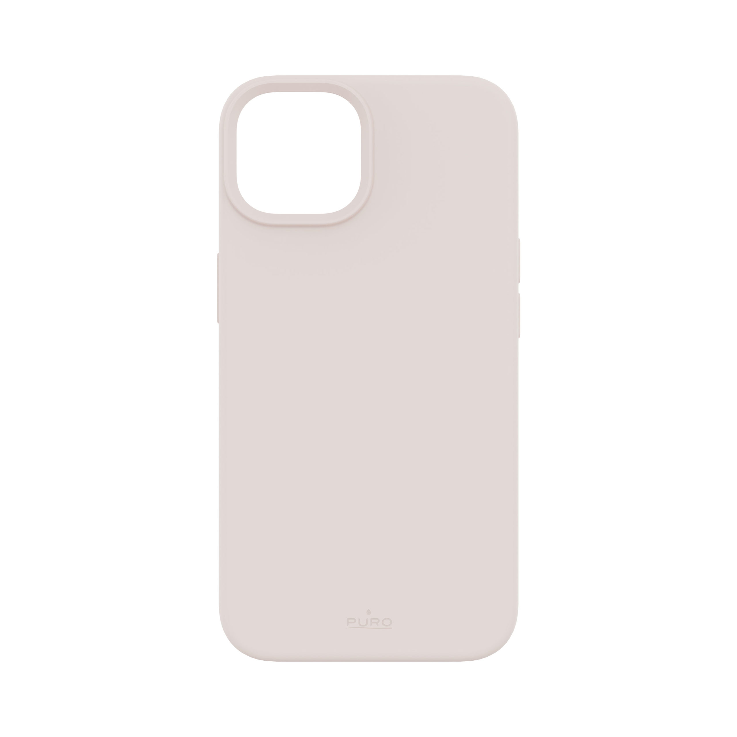 IPC1461ICONROSE Puro Cover Silicon with microfiber inside for iPhone 14 /13 6.1" Rose - Image 1