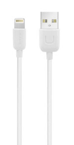 USAMS καλώδιο Lightning σε USB US-SJ097, 2.1A, 1m, λευκό - 6958444936246