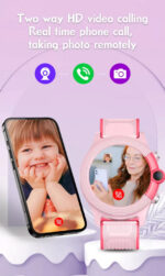 INTIME GPS smartwatch για παιδιά IT-051, 1.28", camera, 4G, IPX7, μαύρο - 5210131065402 - Image 2