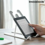 InnovaGoods Flappot Βάση για Laptop έως 17" Ασημί - Image 3