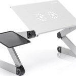 InnovaGoods Omnible Τραπεζάκι για Laptop Ασημί