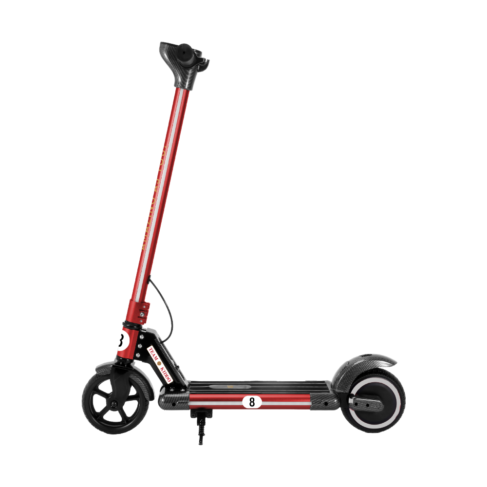 KBJY65LRED_02 Kiddoboo E-Scooter KiddoRacer Red - Image 1