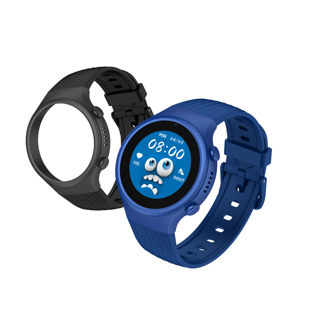 KBLGK5BB_PNG_00 Kiddoboo x Lagenio WatchMe 4G K5 Blue/Black - Image 1