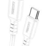KAKUSIGA καλώδιο USB-C σε USB-C KSC-982, 60W, 480Mbps, 1m, λευκό - 6921042139883