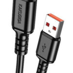 KAKUSIGA καλώδιο Lightning σε USB KSC-982, 3A, 480Mbps, 1m, μαύρο - 6921042138749