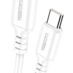 KAKUSIGA καλώδιο Lightning σε USB-C KSC-982, 20W, 480Mbps, 1m, λευκό - 6921042139869