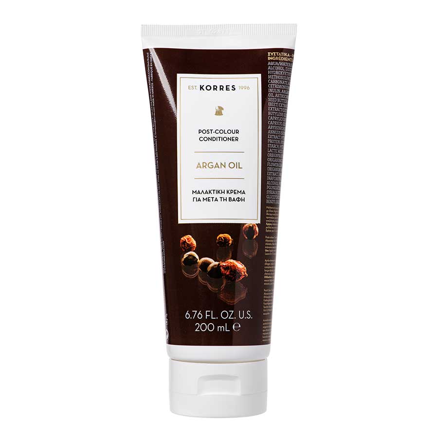 Korres-2019-Argan-Oil-Post-Colour-Conditioner-200ml-Krema-Gia-meta-ti-Bafi ΚΟΡΡΕΣ Korres Argan Oil Post Colour Conditioner - (Μαλακτική Κρέμα Για μετά τη Βαφή) 200ml - Image 1