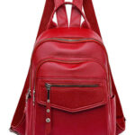 ROXXANI γυναικεία τσάντα πλάτης LBAG-0020, κόκκινη - 5210131073698