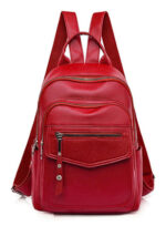 ROXXANI γυναικεία τσάντα πλάτης LBAG-0020, κόκκινη - 5210131073698