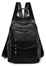 ROXXANI γυναικεία τσάντα πλάτης LBAG-0023, μαύρη - 5210131074688