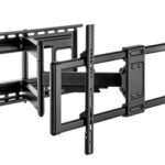 BRATECK επιτοίχια βάση τηλεόρασης LPA77-483, 43-90", 80kg, heavy duty, full motion - 5210131066881